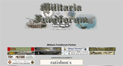 Desktop Screenshot of militaria-fundforum.com