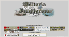 Desktop Screenshot of militaria-fundforum.de